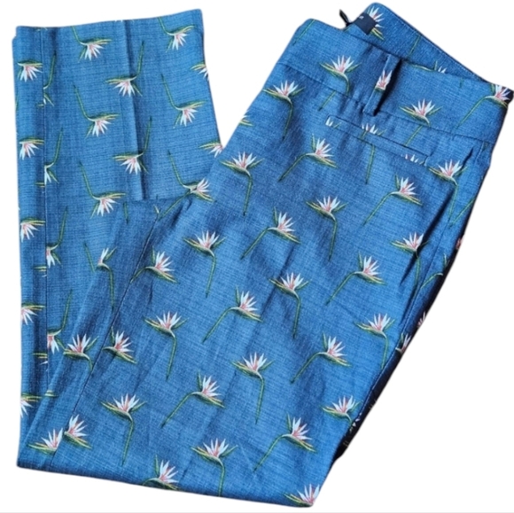 NWT ANN TAYLOR DEVIN STRAIGHT CROPPED LEG PANTS WOMEN'S SIZE 0 - Picture 1 of 9